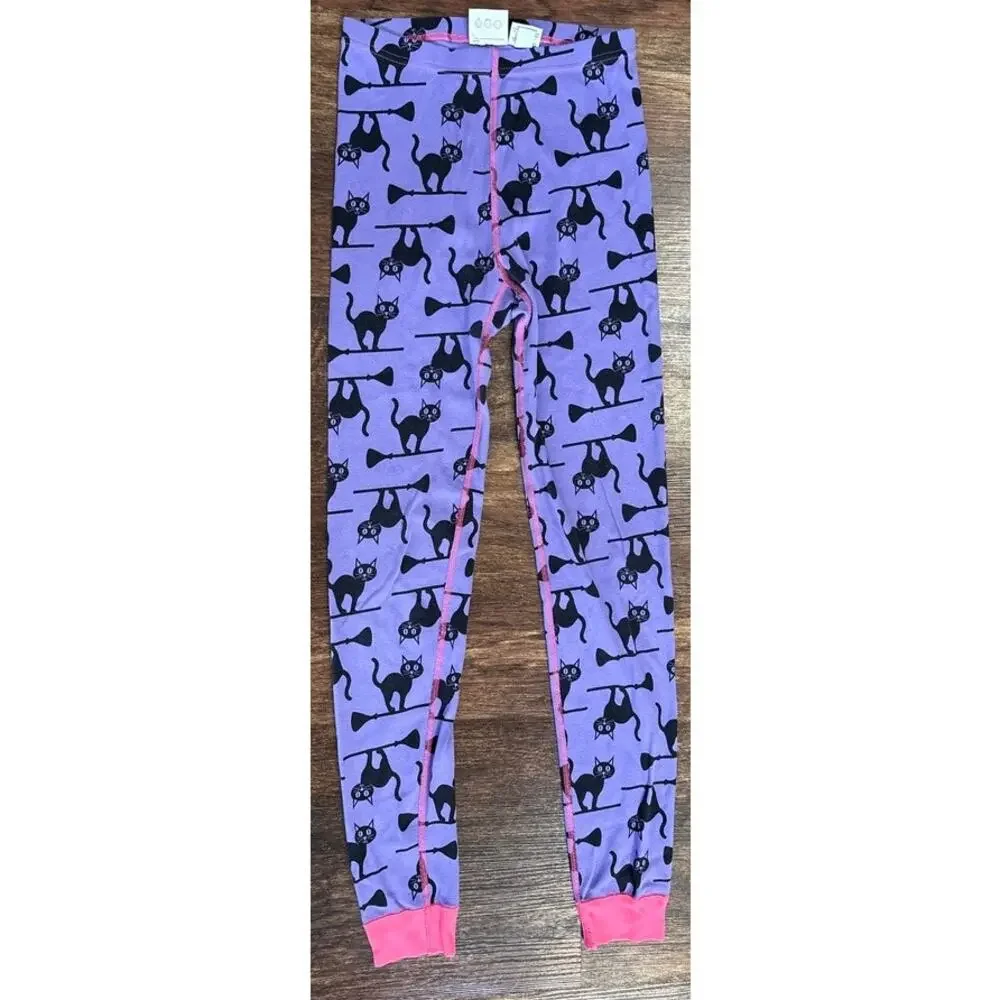 Hanna Andersson Halloween Cat Witch Organic Cotton Pajama Set Size 160 / 14